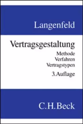Couverture du produit · Vertragsgestaltung: Methode, Verfahren, Vertragstypen