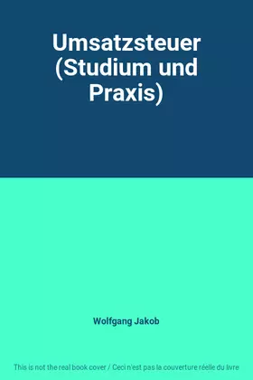 Couverture du produit · Umsatzsteuer (Studium und Praxis)