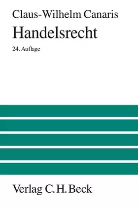 Couverture du produit · Handelsrecht: Ein Studienbuch (Großes Lehrbuch)