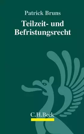 Couverture du produit · Teilzeit- und Befristungsrecht