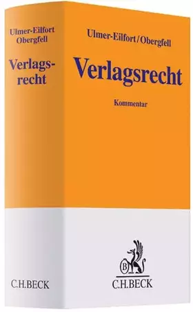 Couverture du produit · Verlagsrecht: Kommentar