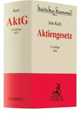 Couverture du produit · Aktiengesetz (Beck'sche Kurz-Kommentare)