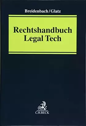 Couverture du produit · Rechtshandbuch Legal Tech