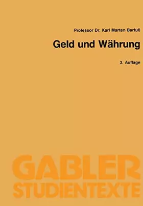 Couverture du produit · Geld und Währung