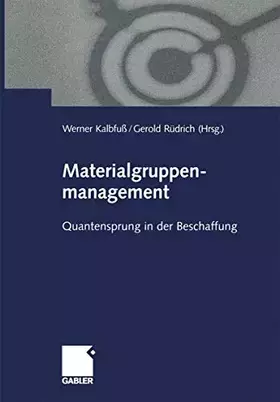 Couverture du produit · Materialgruppenmanagement: Quantensprung in der Beschaffung