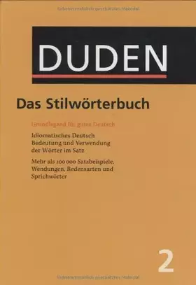 Couverture du produit · Das Stilworterbuch