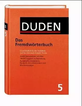 Couverture du produit · Duden : Fremdwörterbuch