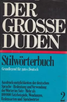 Couverture du produit · Duden Stilworterbuch Der Deutschen Sprache