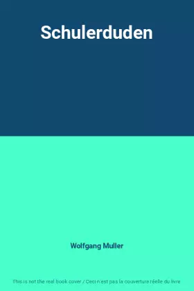 Couverture du produit · Schulerduden