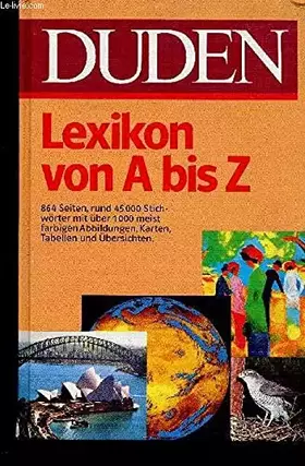 Couverture du produit · Das Duden-Lexikon A-Z (German Edition)