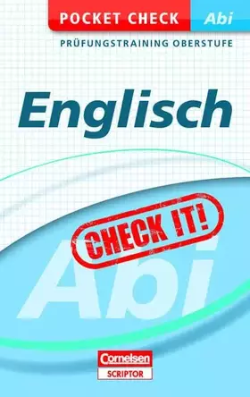 Couverture du produit · Pocket Check Abi Englisch (Cornelsen Scriptor - Pocket Check)