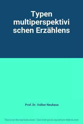 Couverture du produit · Typen multiperspektivischen Erzählens