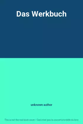 Couverture du produit · Das Werkbuch