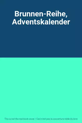 Couverture du produit · Brunnen-Reihe, Adventskalender