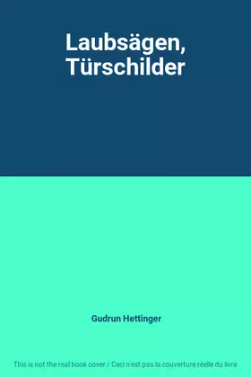 Couverture du produit · Laubsägen, Türschilder