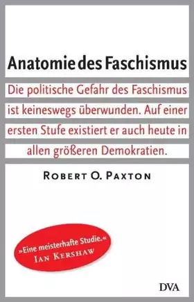 Couverture du produit · Anatomie des Faschismus