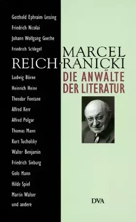 Couverture du produit · Die Anwälte der Literatur