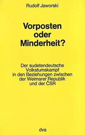 Couverture du produit · Vorposten oder Minderheit?