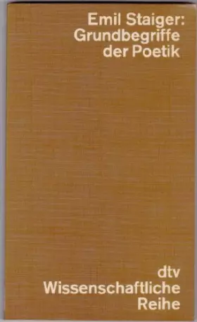 Couverture du produit · Grundbegriffe der Poetik