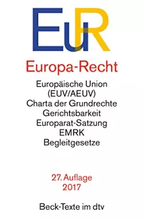 Couverture du produit · Europa-Recht