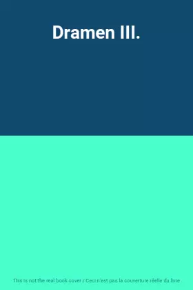 Couverture du produit · Dramen III.