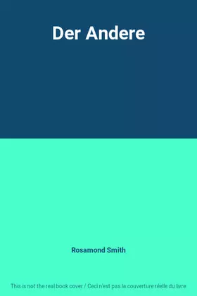 Couverture du produit · Der Andere