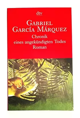 Couverture du produit · Chronik Eines Angekundigten Todes (German text version)