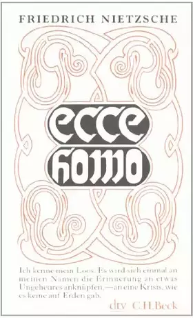 Couverture du produit · Ecce homo: Wie man wird, was man ist.