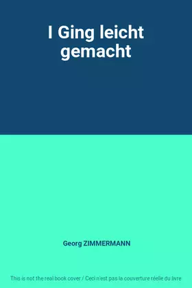 Couverture du produit · I Ging leicht gemacht