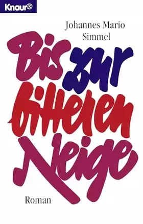 Couverture du produit · Bis zur bitteren Neige