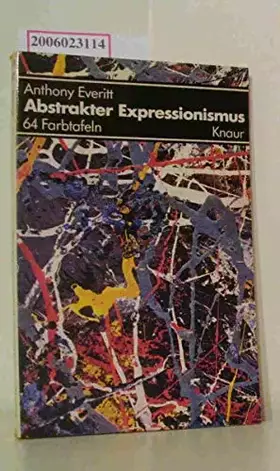 Couverture du produit · Abstrakter Expressionismus.