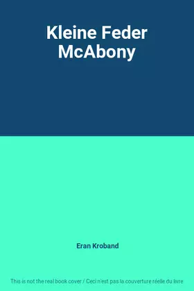 Couverture du produit · Kleine Feder McAbony
