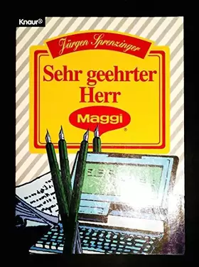 Couverture du produit · Sehr geehrter Herr Maggi