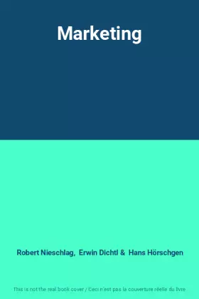 Couverture du produit · Marketing