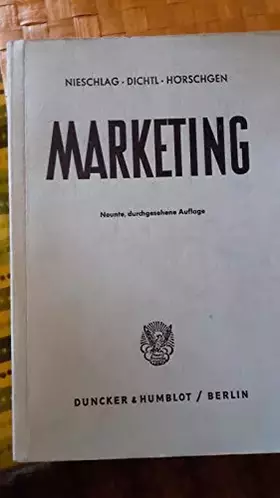 Couverture du produit · Marketing