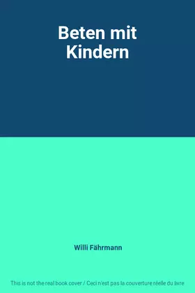 Couverture du produit · Beten mit Kindern