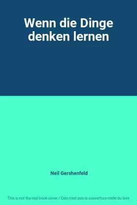 Couverture du produit · Wenn die Dinge denken lernen