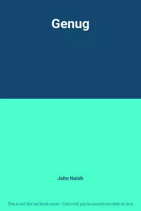 Couverture du produit · Genug