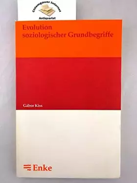 Couverture du produit · Evolution soziologischer Grundbegriffe