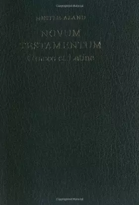 Couverture du produit · Novum Testamentum Graece Et Latine