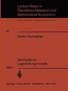 Couverture du produit · Stochastische Lagerhaltungsmodelle