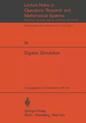 Couverture du produit · Digitale Simulation