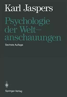 Couverture du produit · Psychologie der Weltanschauungen