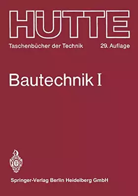 Couverture du produit · Bautechnik (Hütte - Taschenbücher der Technik)
