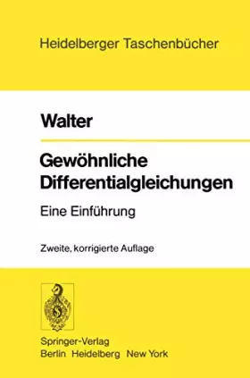 Couverture du produit · Gewã¶hnliche Differentialgleichungen