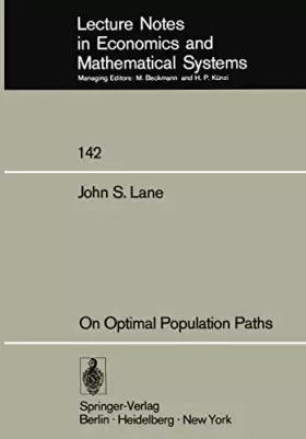 Couverture du produit · On Optimal Population Paths