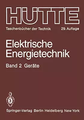 Couverture du produit · Elektrische Energietechnik: Geräte