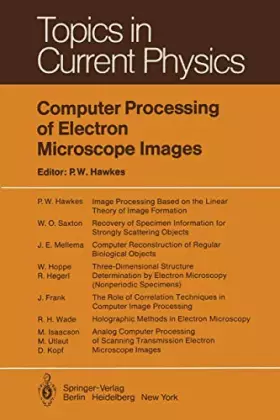 Couverture du produit · Computer Processing of Electron Microscope Images