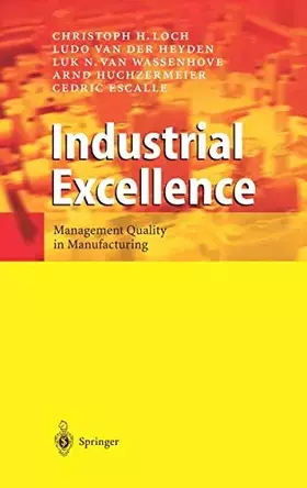 Couverture du produit · Industrial Excellence: Management Quality in Manufacturing