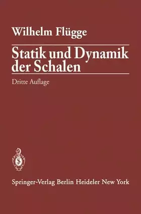 Couverture du produit · Statik und Dynamik der Schalen